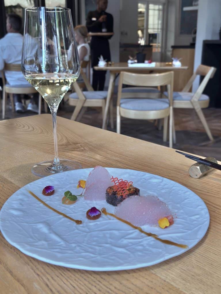 Oku - Mosaic Three Streams Trout with Capensis Silene Chardonnay