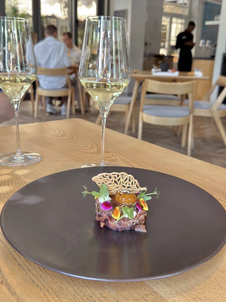 Oku - Kroonstad Beef Tartare with Lokaia Pound of Flash