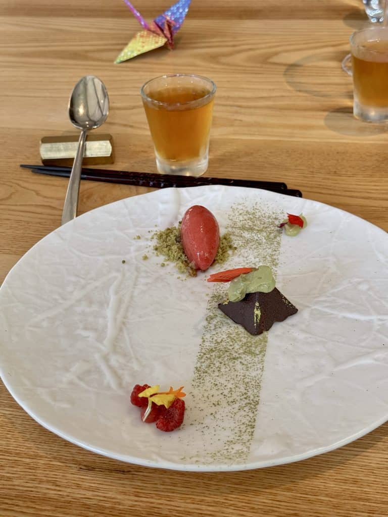 Oku - Chokoretomusu with Yuzu Sake