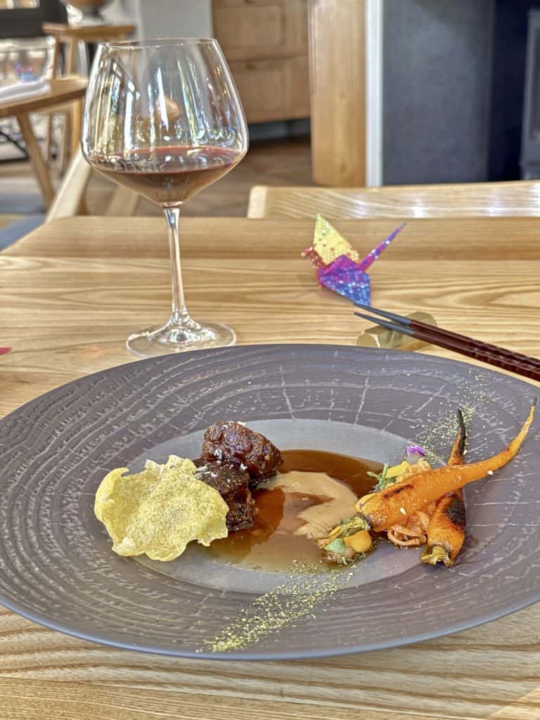 Oku - Overberg Braised Lamb Neck with Old Road Wine Co 12 Mile Syrah