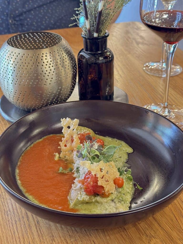 Eleven Restaurant - Dalewood whipped feta ravioli (V)