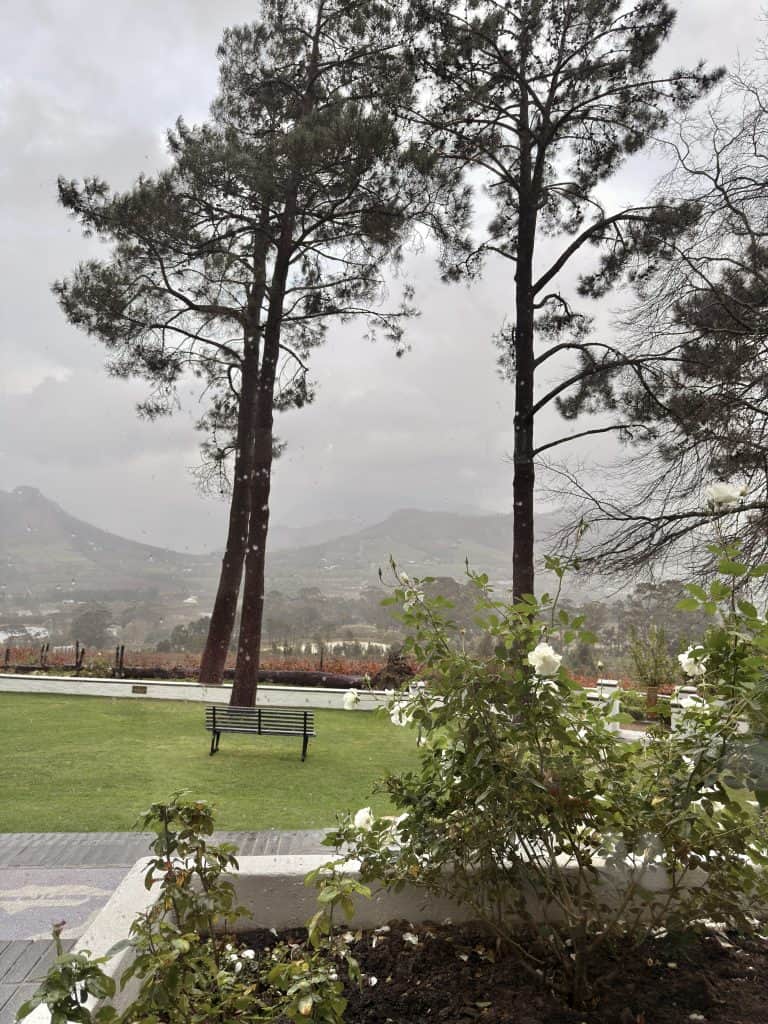 Outside view from the restaurant.