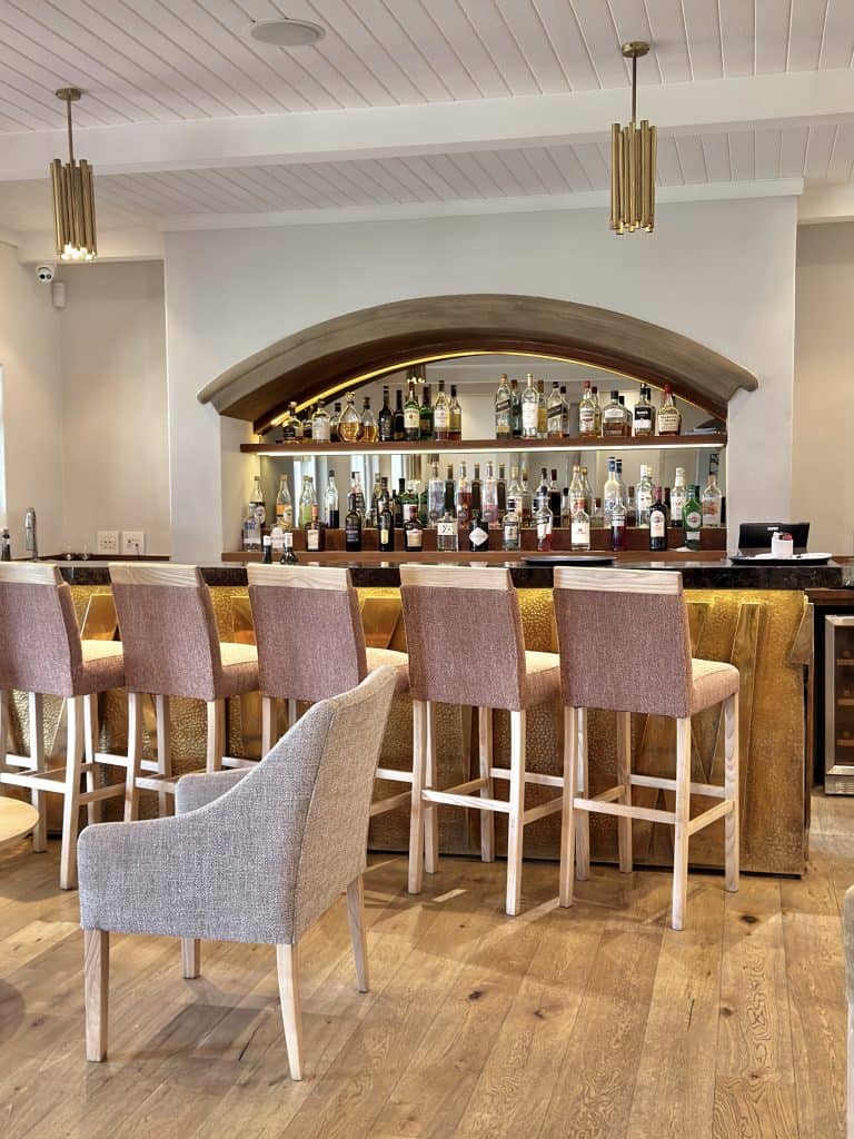 Wine tasting area