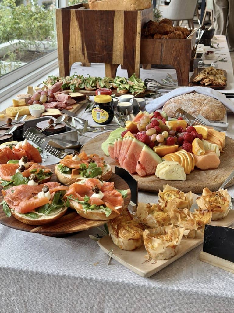Continental buffet selection