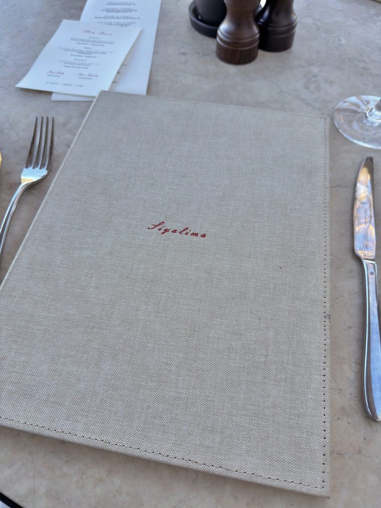 Menu at Siyalima
