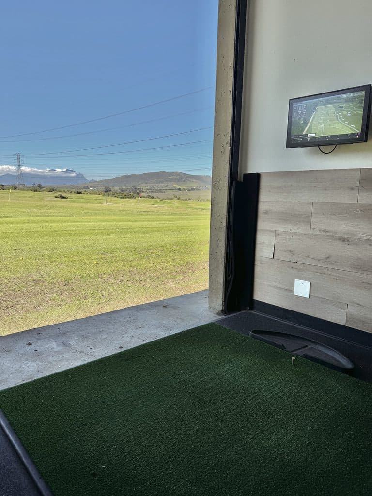 Scenery of the golf range